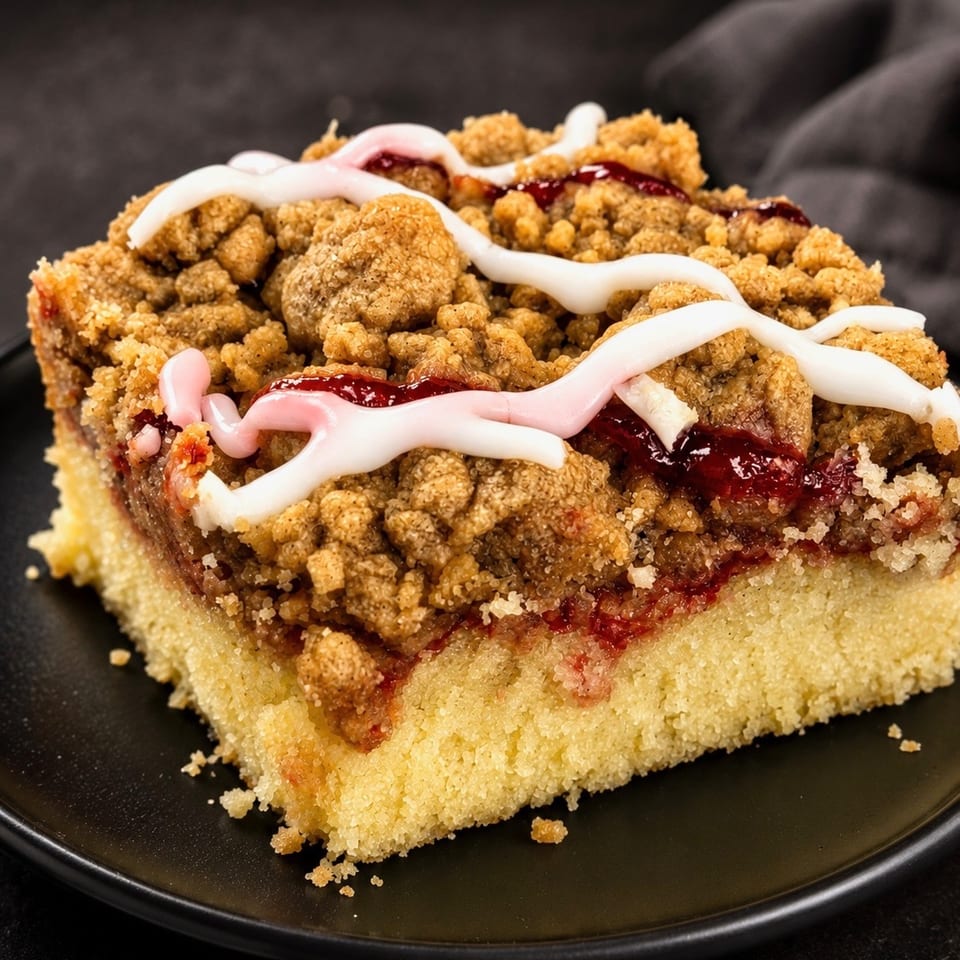 Raspberry Crumb Cake.