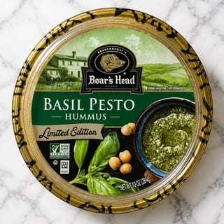Basil Pesto Hummus